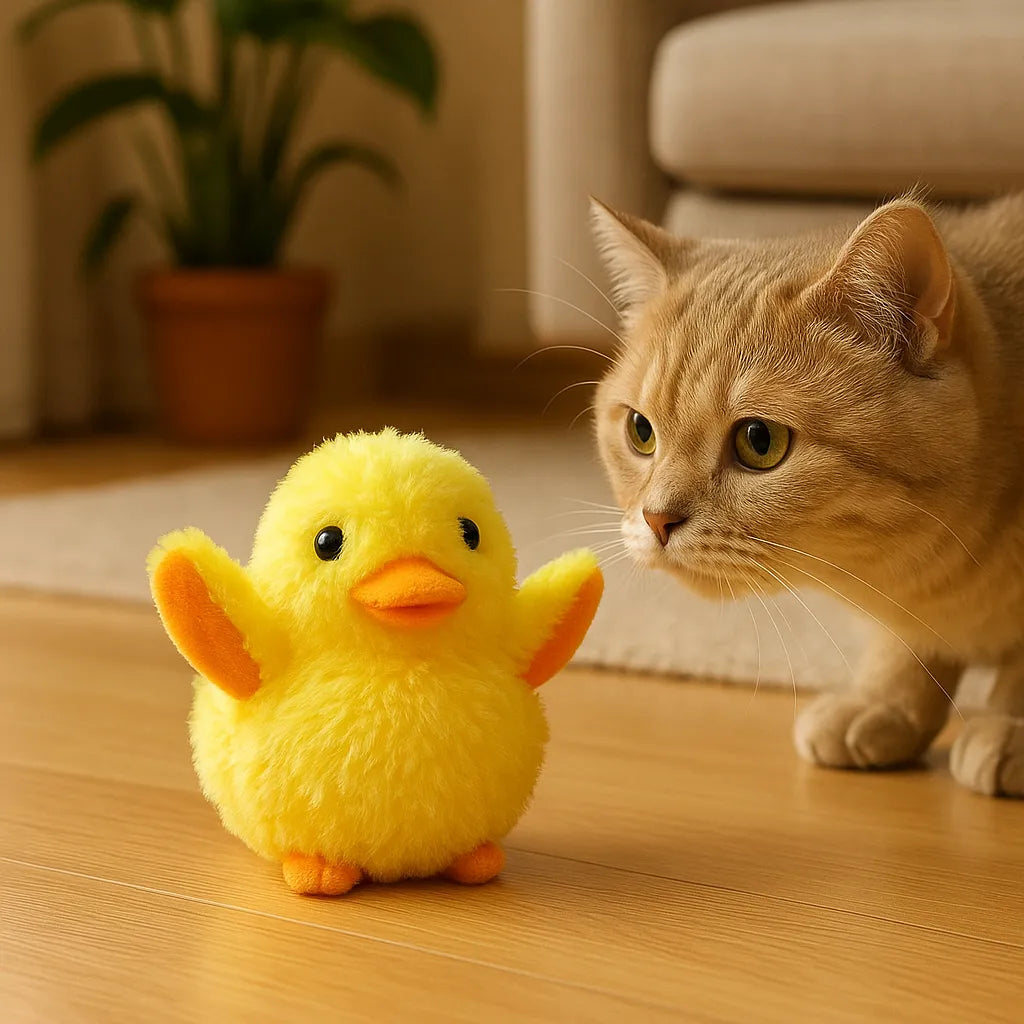 Interaktives Katzenspielzeug | Mit Bewegung & Geräuschfunktion