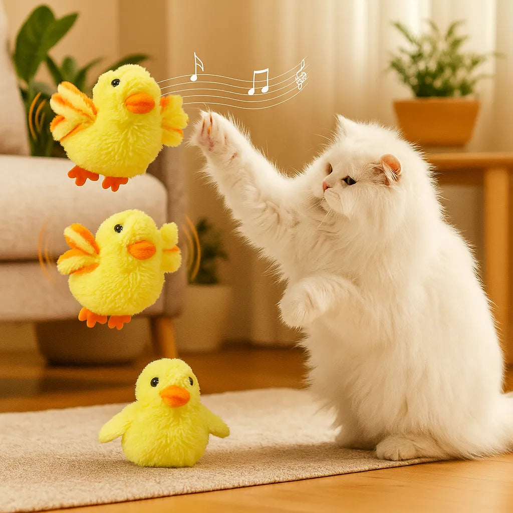 Interaktives Katzenspielzeug | Mit Bewegung & Geräuschfunktion