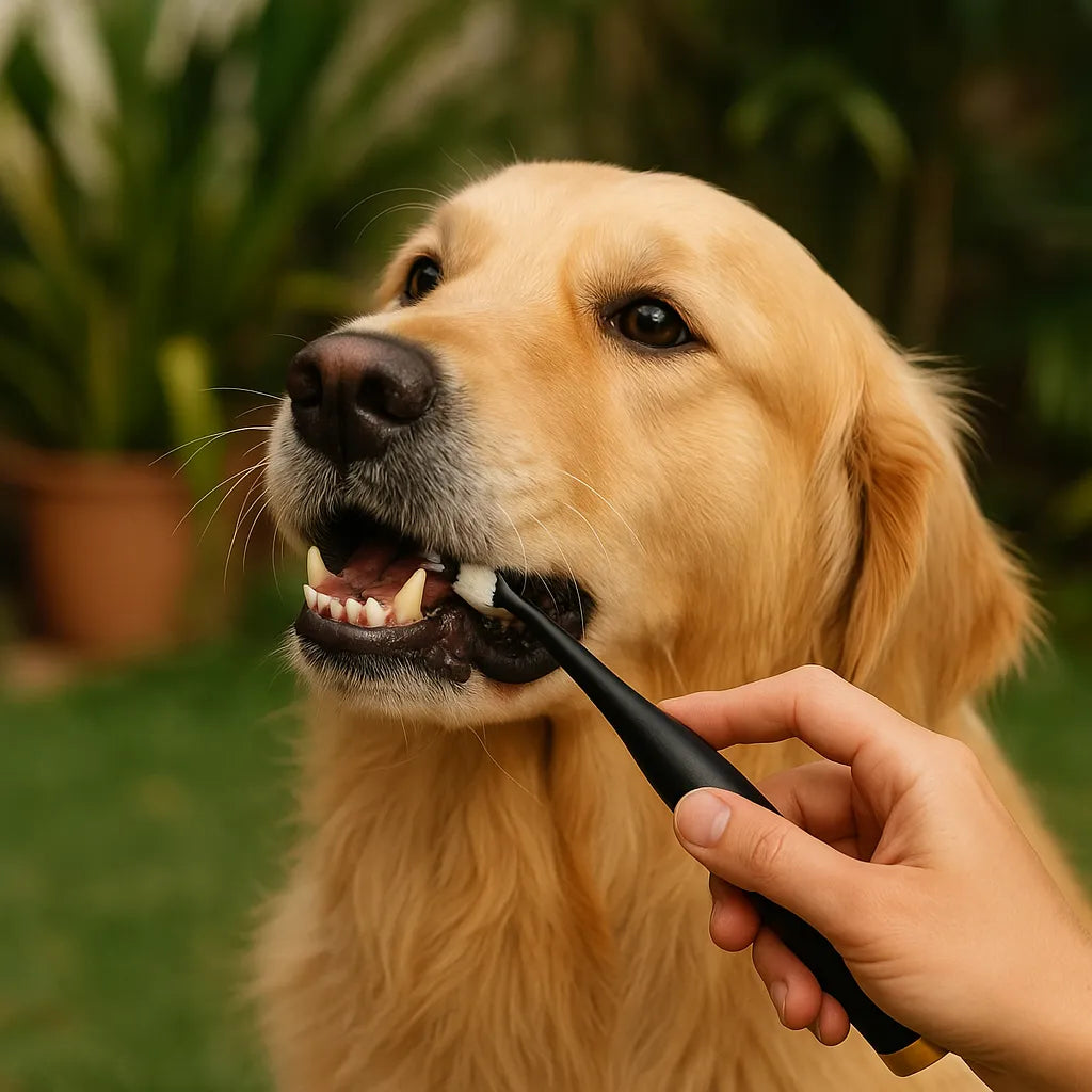 Zahnbürsten-Set für Hunde – Gegen Plaque & Mundgeruch