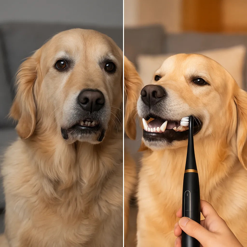 Zahnbürsten-Set für Hunde – Gegen Plaque & Mundgeruch