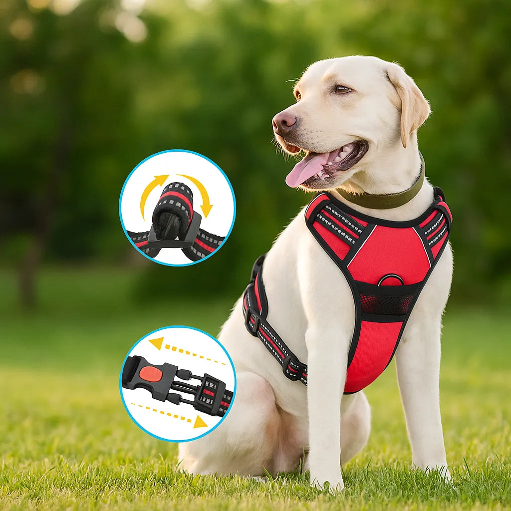 Verstellbares Hundegeschirr | Robust & bequem
