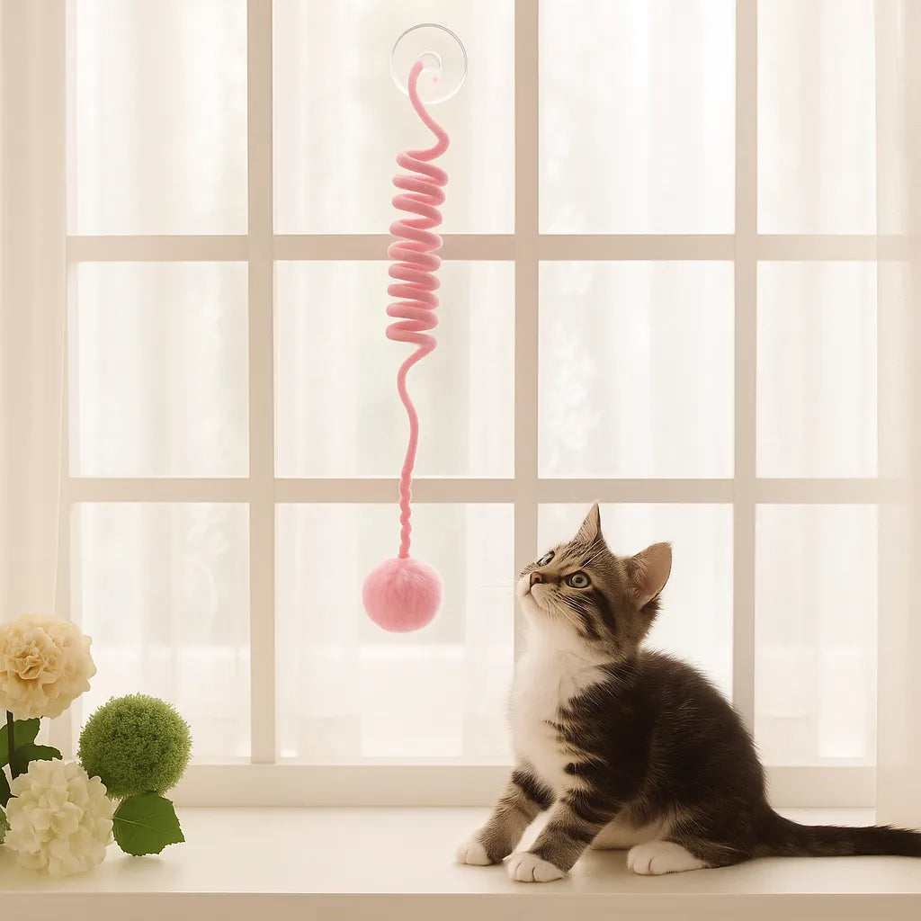 Interaktives Katzenspielzeug Gummizug - Für Wohnungskatzen