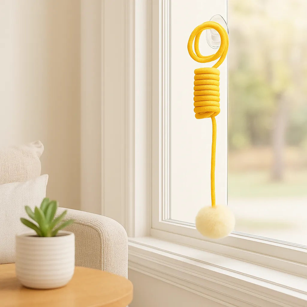 Interaktives Katzenspielzeug Gummizug - Für Wohnungskatzen