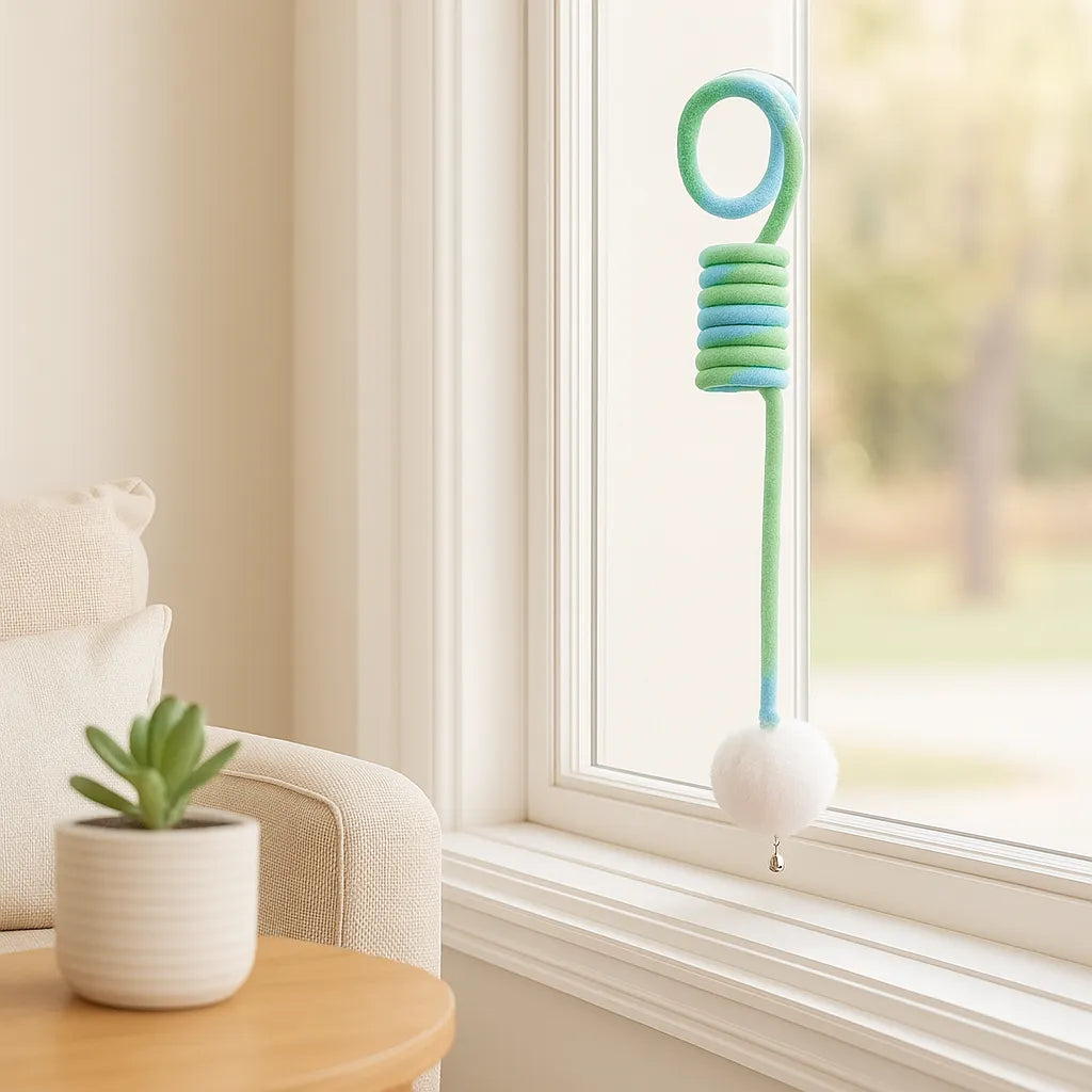 Interaktives Katzenspielzeug Gummizug - Für Wohnungskatzen