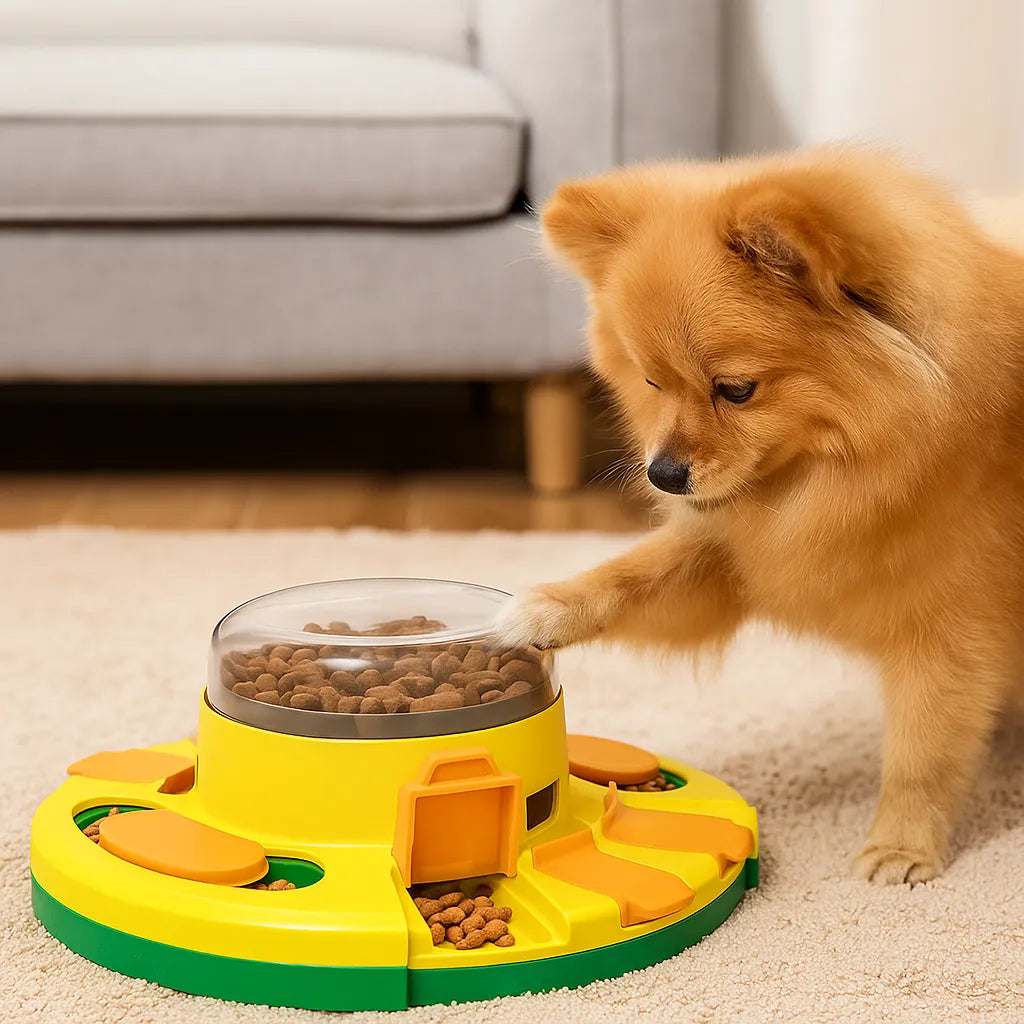 Interaktiver Futterspender für Hunde | Intelligenzspielzeug