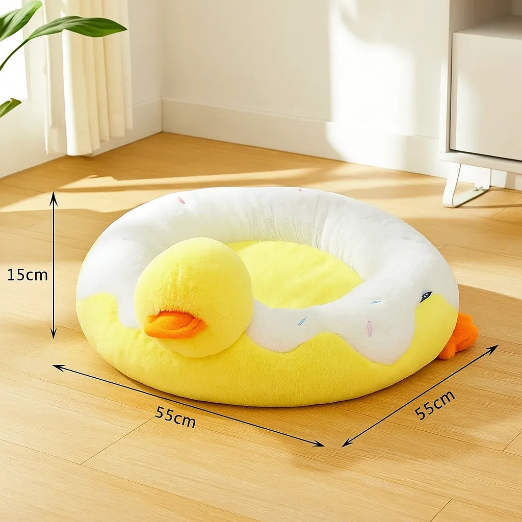 Weiches Katzenkuschelbett | Gemütliches Katzenbett zum Schlafen