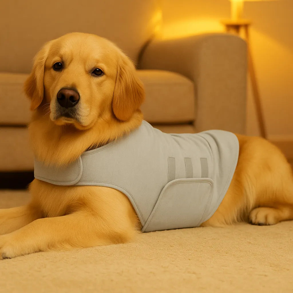 Hundeweste mit sanftem Druck | Bequeme Weste für Hunde bei Unruhe