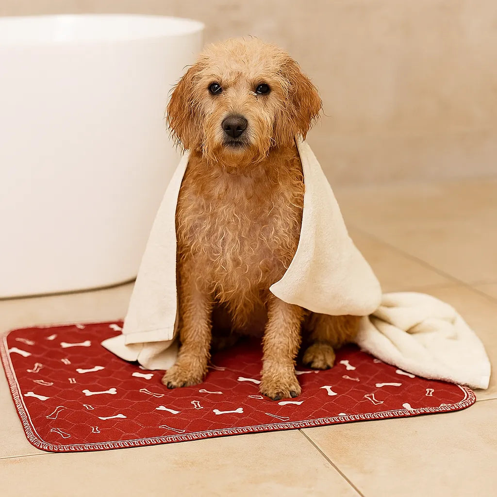 Saugmatte für Hunde | Waschbar & saugstark