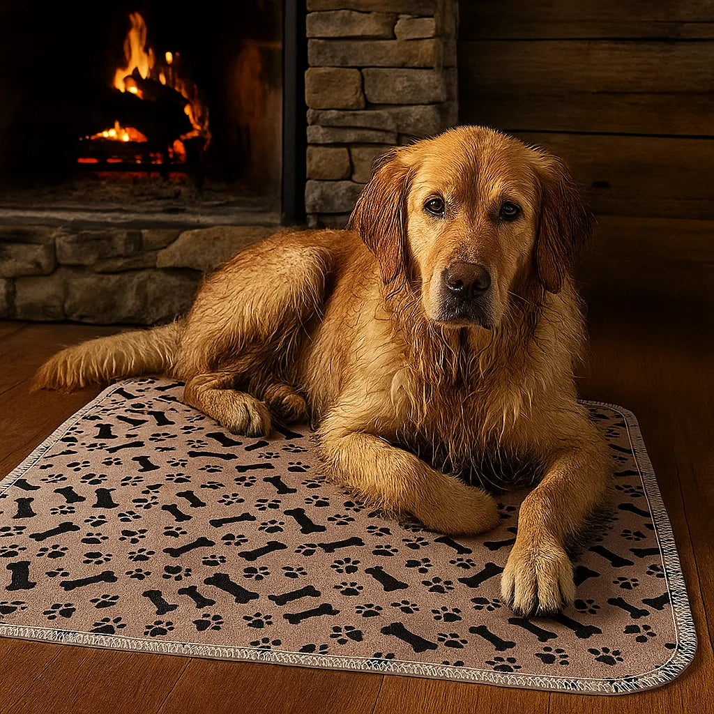 Saugmatte für Hunde | Waschbar & saugstark