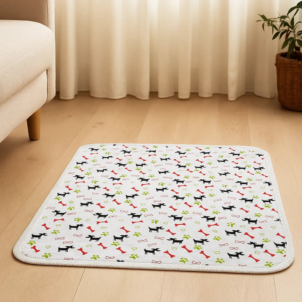 Saugmatte für Hunde | Waschbar & saugstark