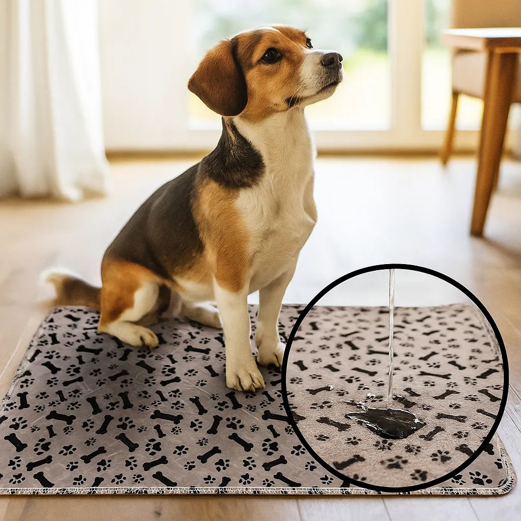 Saugmatte für Hunde | Waschbar & saugstark