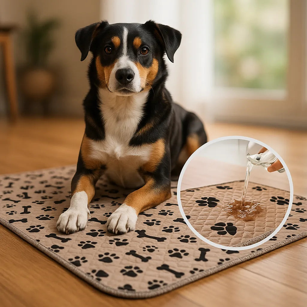 Saugmatte für Hunde | Waschbar & saugstark