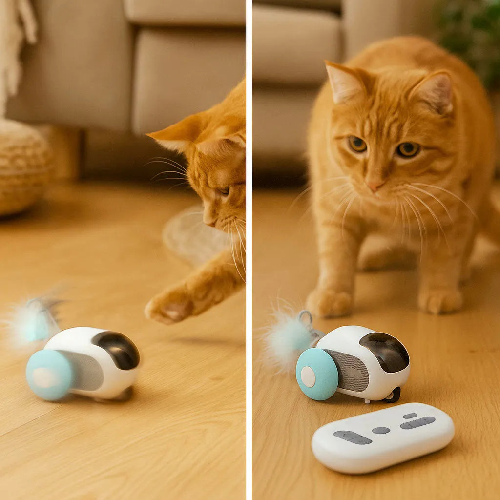 Interaktive LED-Spielkugel mit Fernbedienung - Jagdspiel