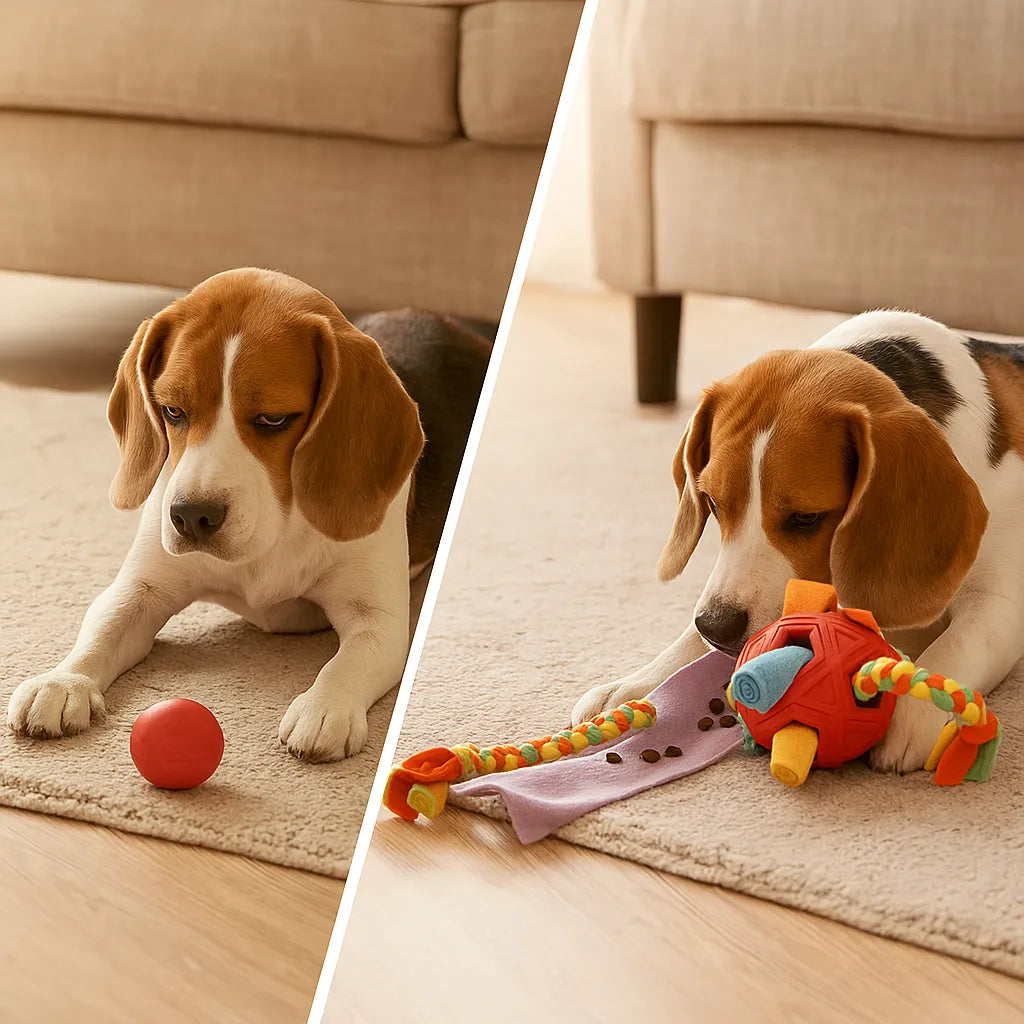 Interaktives Snack-Spielzeug Hund - Intelligenzfördernd