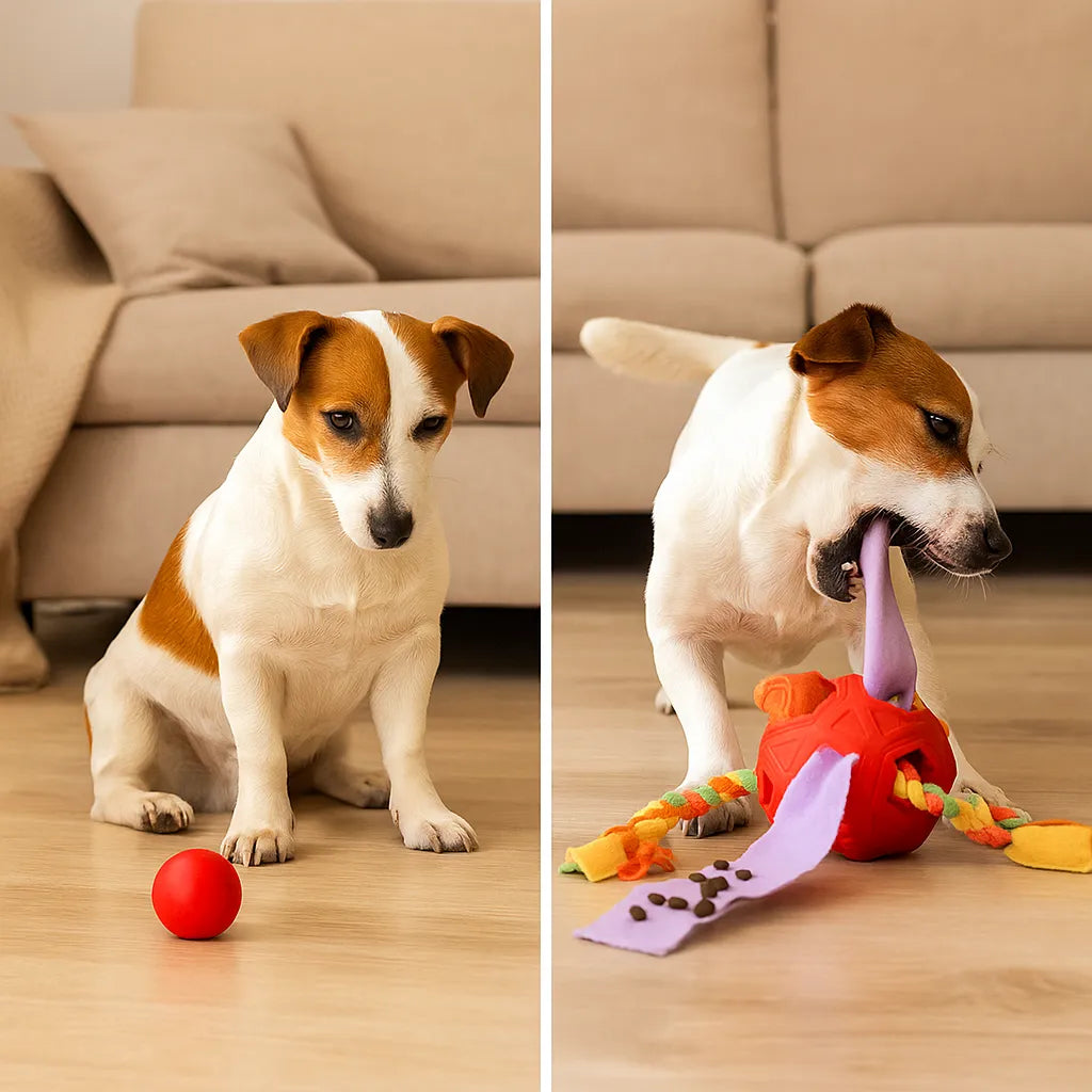 Interaktives Snack-Spielzeug Hund - Intelligenzfördernd