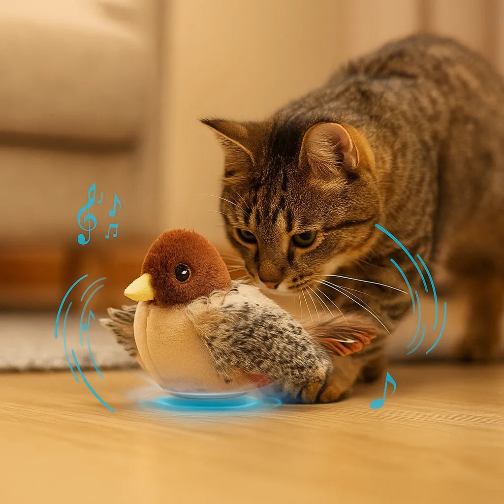 CatchTail – Interaktives Katzenspielzeug mit Bewegung und Sound