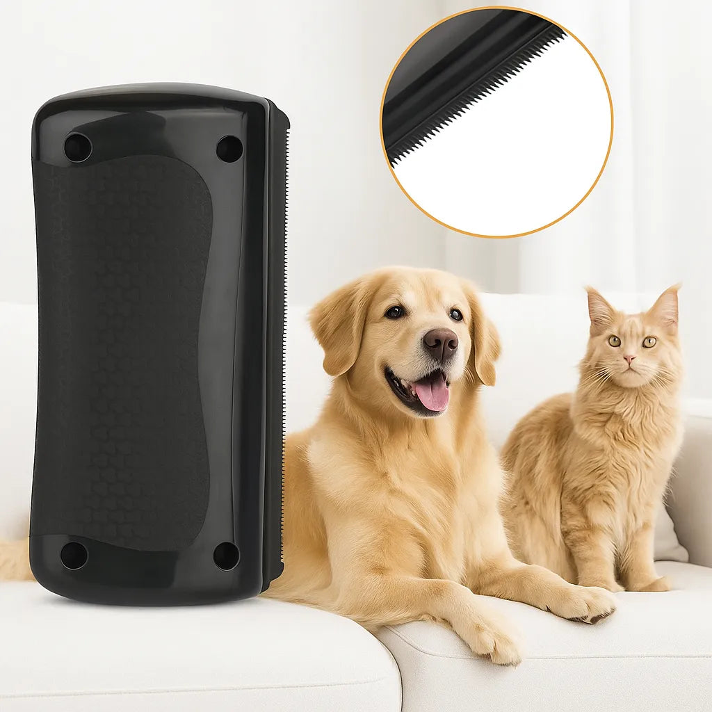 Hunde & Katzen Fellbürste gegen Unterwolle & Haaren – Effiziente Tierhaarentfernung