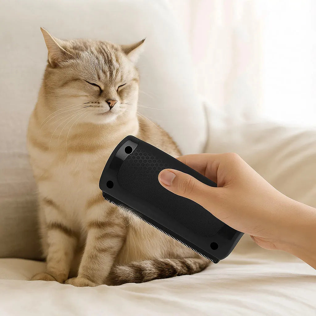 Hunde & Katzen Fellbürste gegen Unterwolle & Haaren – Effiziente Tierhaarentfernung