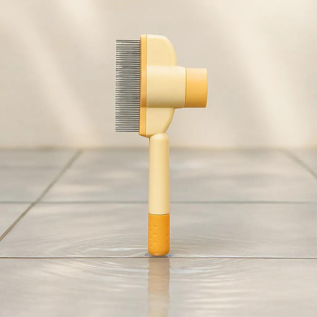 Katzenbürste | Sanfte Enthaarungsbürste für glänzendes Fell & weniger Haare