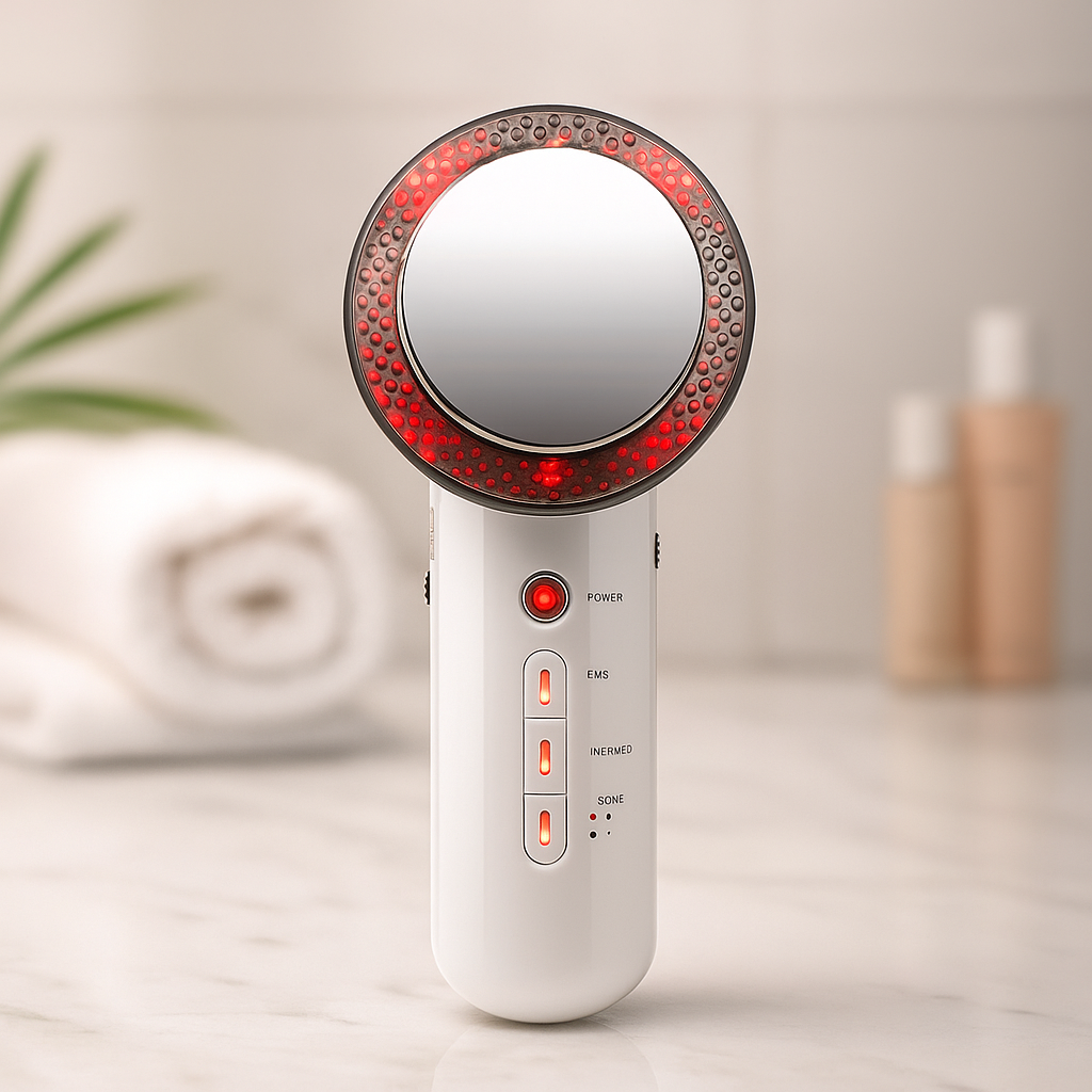 Ultraschall Cavitation Gerät zur Fettreduktion – EMS & Rotlicht für Hautstraffung und Körperformung zu Hause