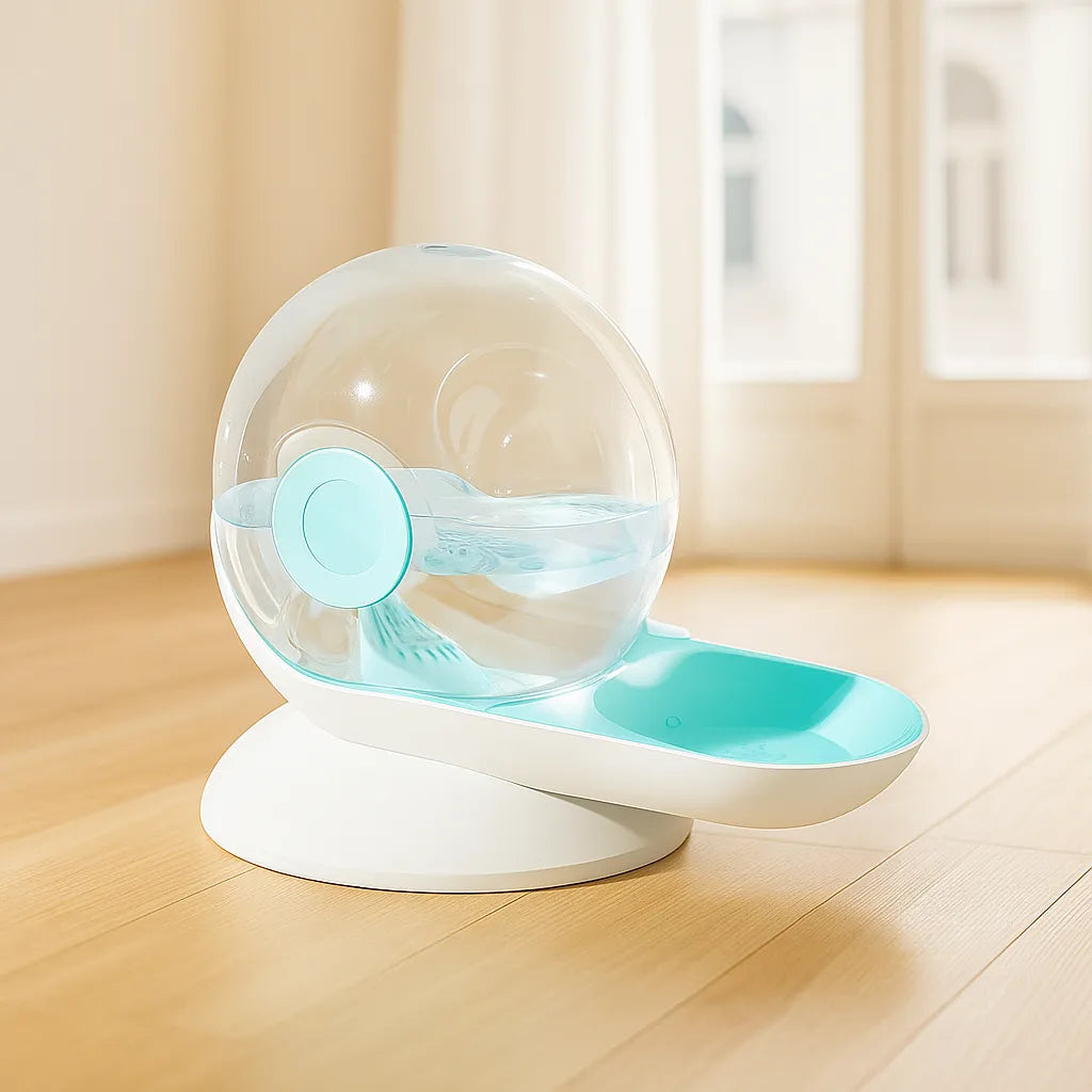 Trinkbrunnen Ohne Strom für Katzen & Hunde – Automatisch Frischwasser