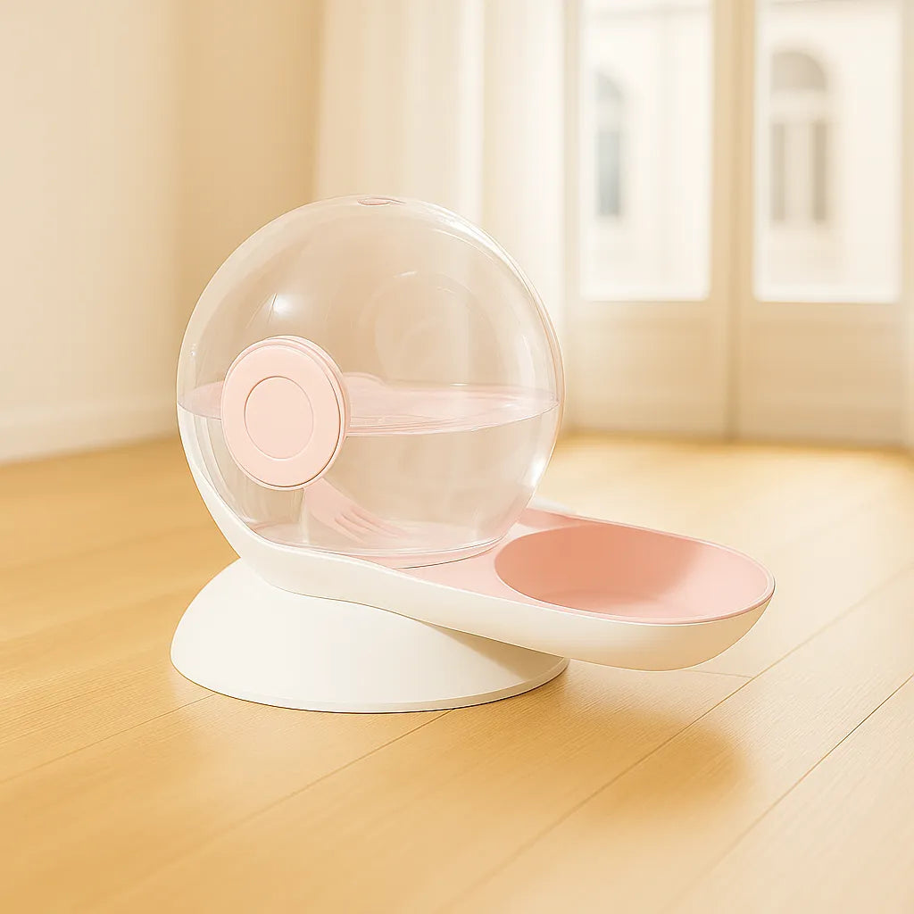 Trinkbrunnen Ohne Strom für Katzen & Hunde – Automatisch Frischwasser