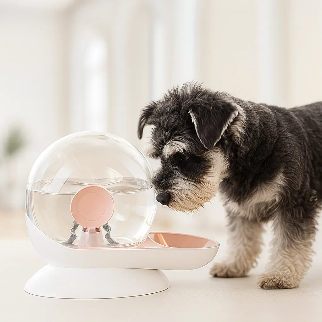 Trinkbrunnen Ohne Strom für Katzen & Hunde – Automatisch Frischwasser