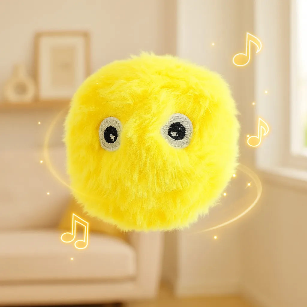 Interaktiver Katzenball mit Tiergeräuschen | Jagd- & Spielzeug für Katzen