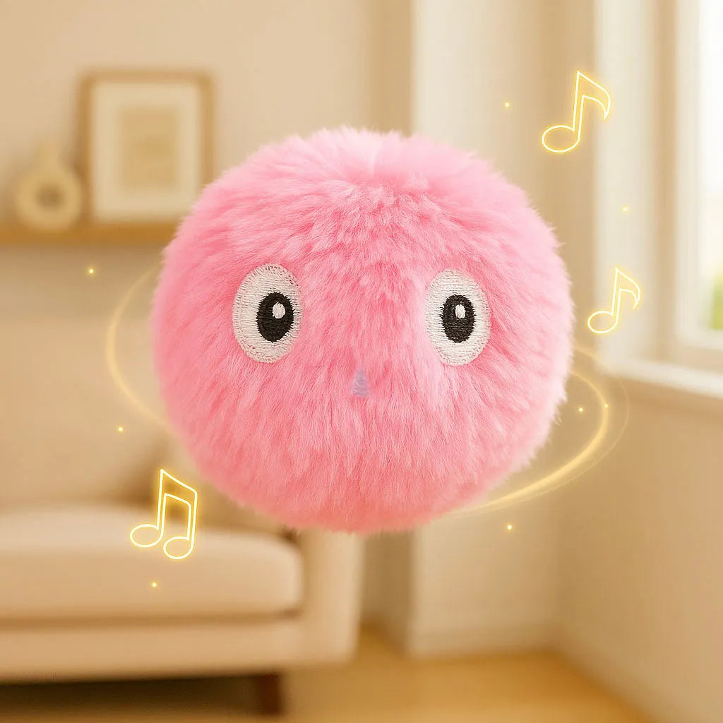 Interaktiver Katzenball mit Tiergeräuschen | Jagd- & Spielzeug für Katzen