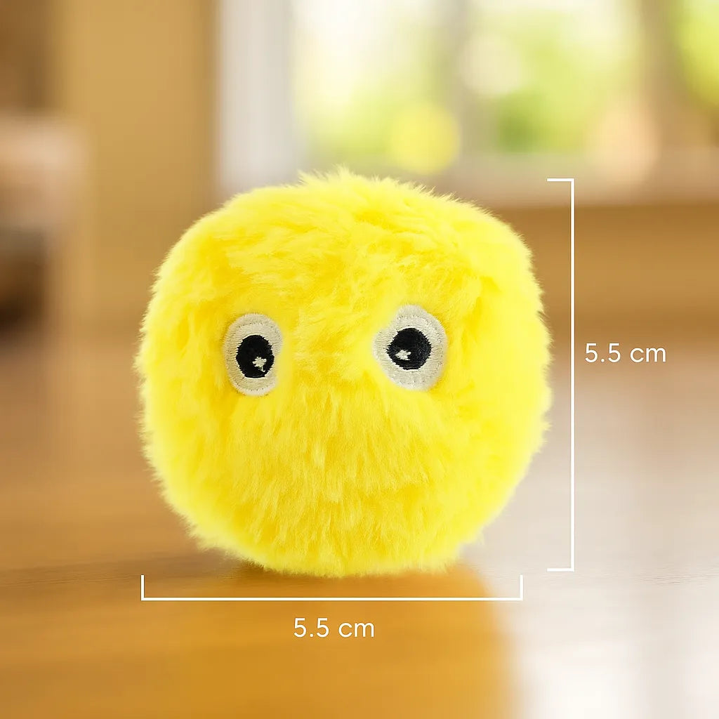 Interaktiver Katzenball mit Tiergeräuschen | Jagd- & Spielzeug für Katzen