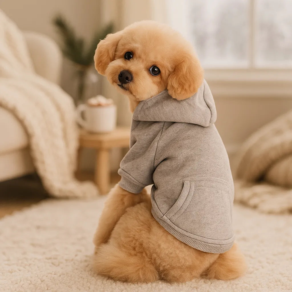 Warmer Hunde & Katzen Hoodie – Kapuzenpullover für Herbst & Winter