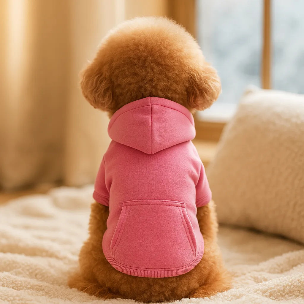 Warmer Hunde & Katzen Hoodie – Kapuzenpullover für Herbst & Winter