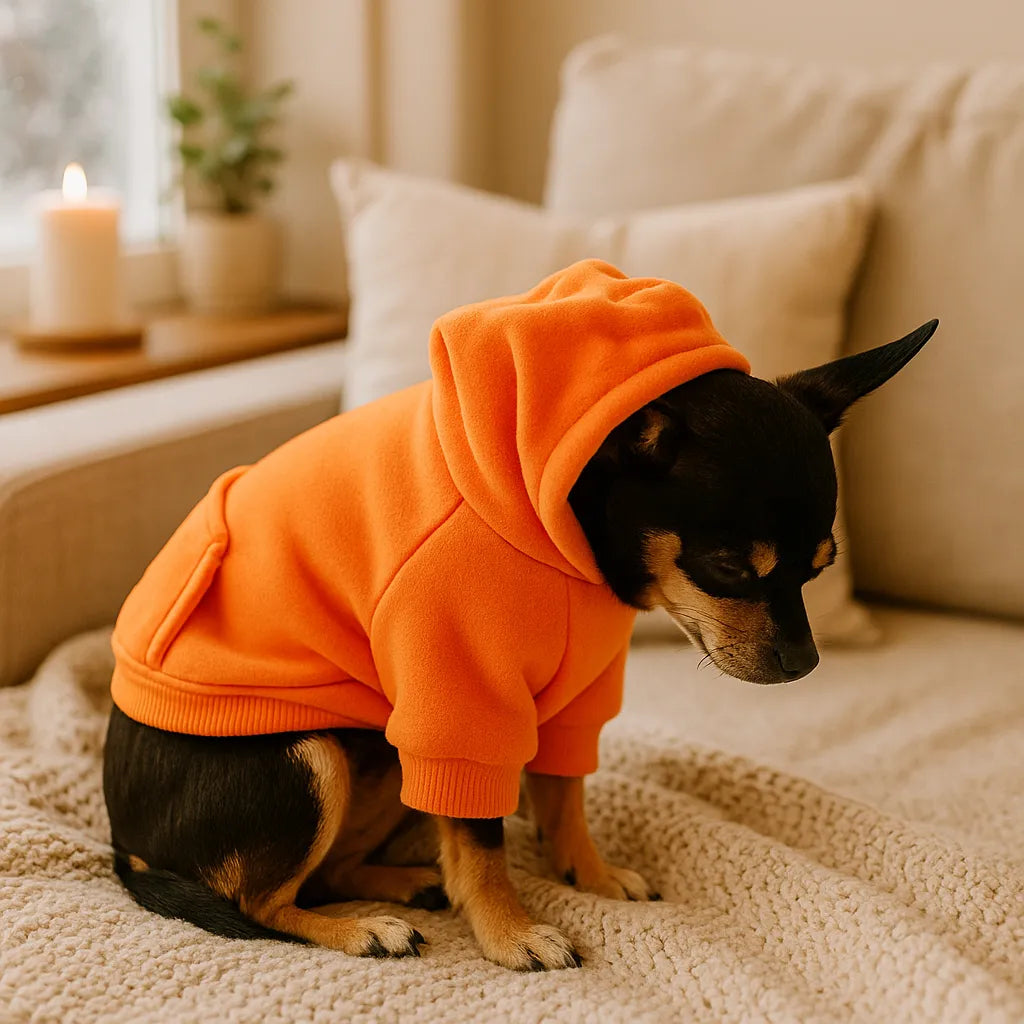 Warmer Hunde & Katzen Hoodie – Kapuzenpullover für Herbst & Winter