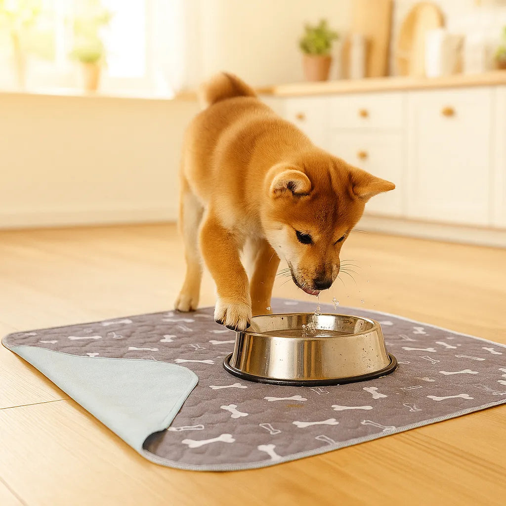 Waschbare Hundepipi-Matte – Wiederverwendbar & saugstark | Welpenunterlage