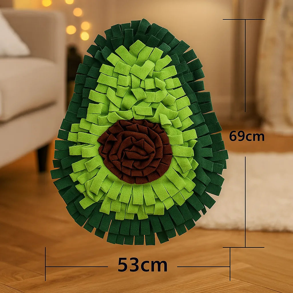 Schnüffelmatte Hund - Futtermatte zur Nasenarbeit & langsames Fressen