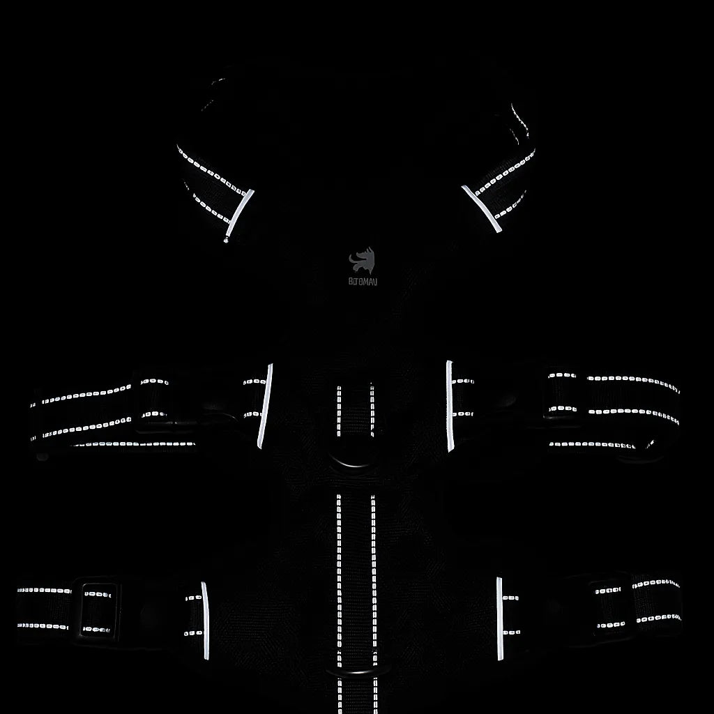 Hundegeschirr ausbruchssicher | Verstellbares & gepolstertes Sicherheitsgeschirr