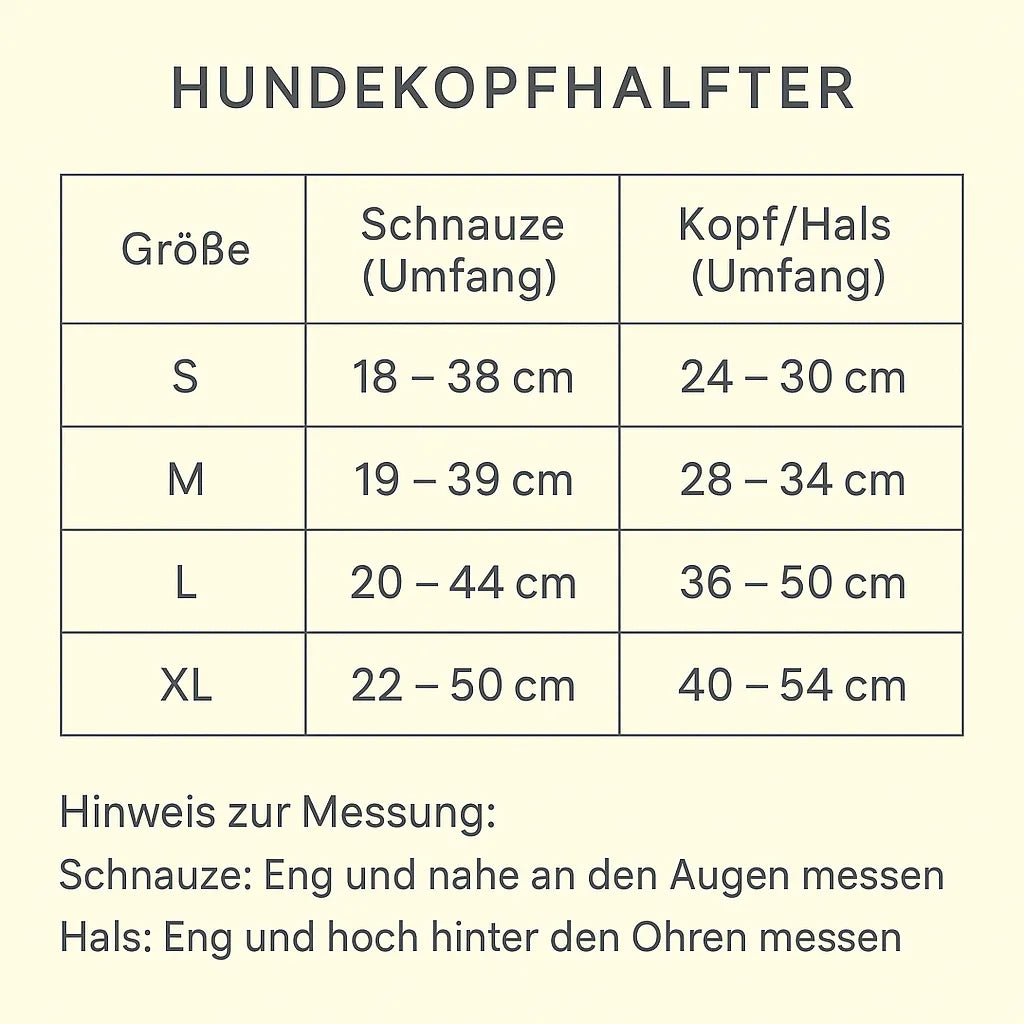 Hundehalfter gegen Ziehen – Verstellbar mit Leine für Gassi gehen