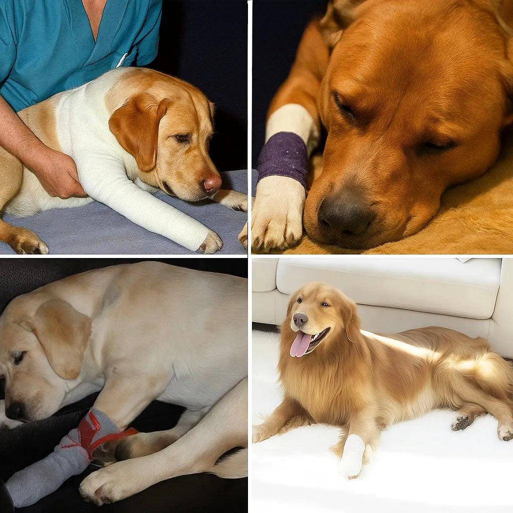 Doppelte Kniebandage für Hunde – Stabilität & Schutz bei Gelenkproblemen