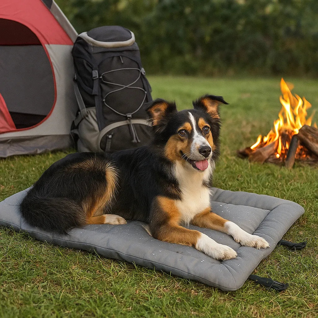 Hundebett Outdoor | Wasserdichte Reisematte faltbar & waschbar
