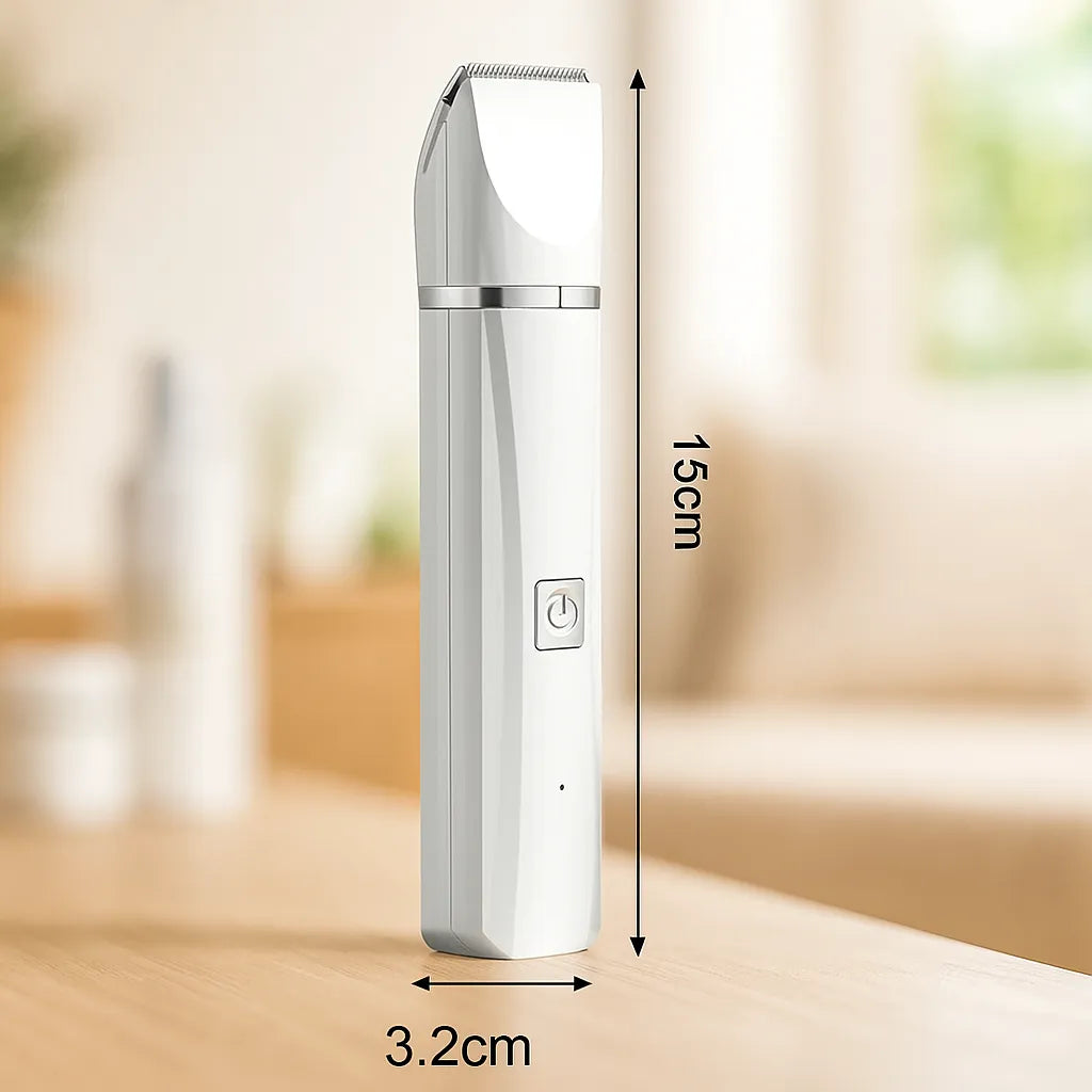 Haustiertrimmer 4in1 leise | Für Pfoten, Fell & Nägel von Hund & Katze