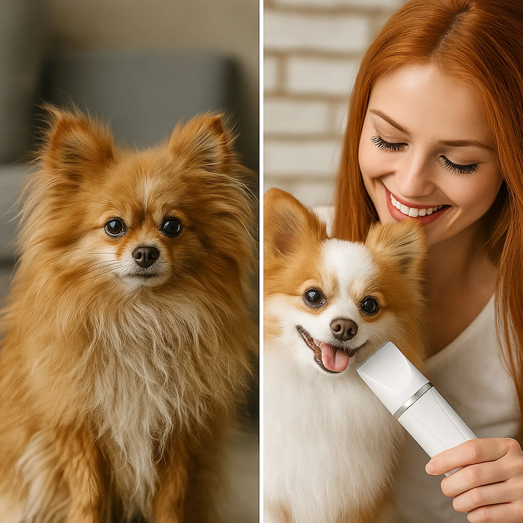 Haustiertrimmer 4in1 leise | Für Pfoten, Fell & Nägel von Hund & Katze