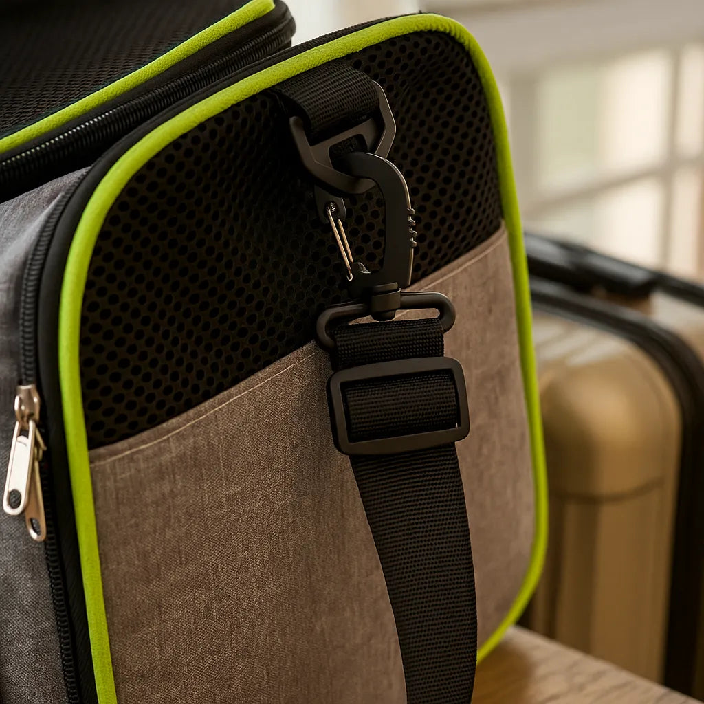 Hundetransporttasche faltbar - Atmungsaktive & sichere Reisetasche