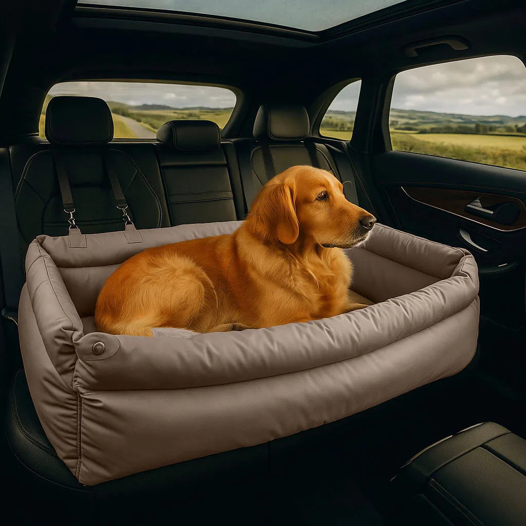 Hundeautositz & Reisebett - Sicherer & bequemer Transport für Hunde