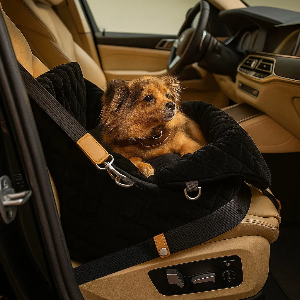 Hunde Autositz - Transporttasche 2in1 für sicheres Reisen