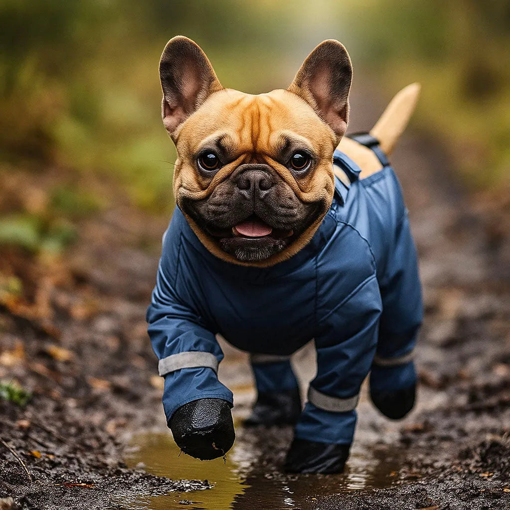 Hunde-Overall wasserdicht – Schmutz- & Schlammschutz für die Pfoten