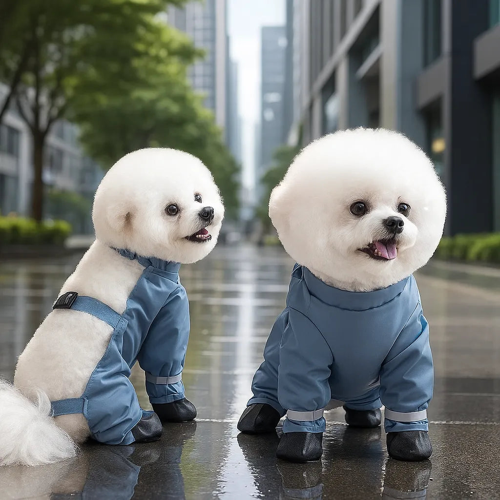 Hunde-Overall wasserdicht – Schmutz- & Schlammschutz für die Pfoten