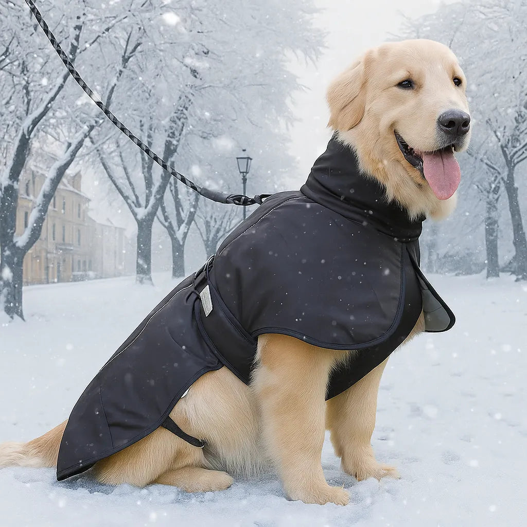 Winter Hundemantel | Wasserdicht & warm für mittelgroße & große Hunde