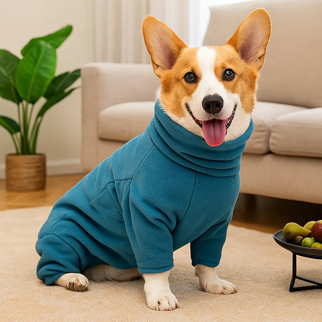 Warmer Hundepullover | Kuscheliger Hundepulli mit Rollkragen