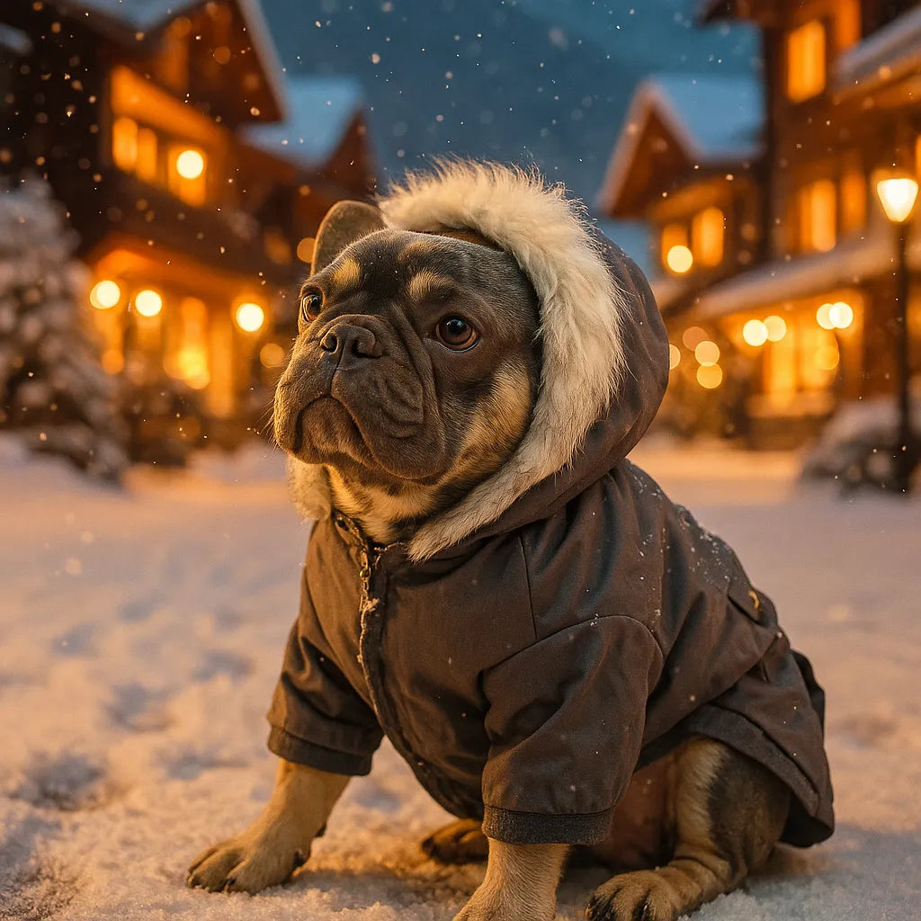 Warme Hundejacke mit Kapuze | Bequem & stilvoll für den Winter