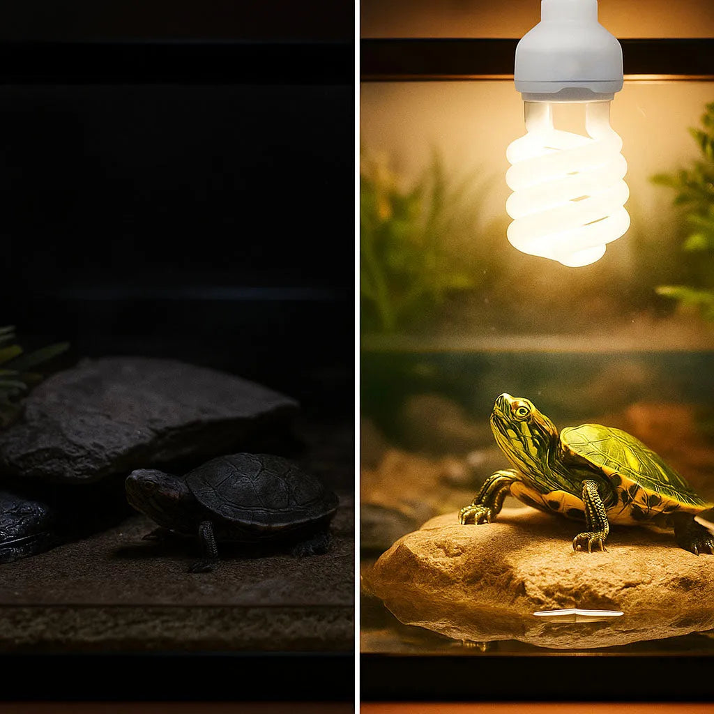 UVB Lampe 13W/26W | Für Reptilien, Schildkröten, Echsen & Schlangen